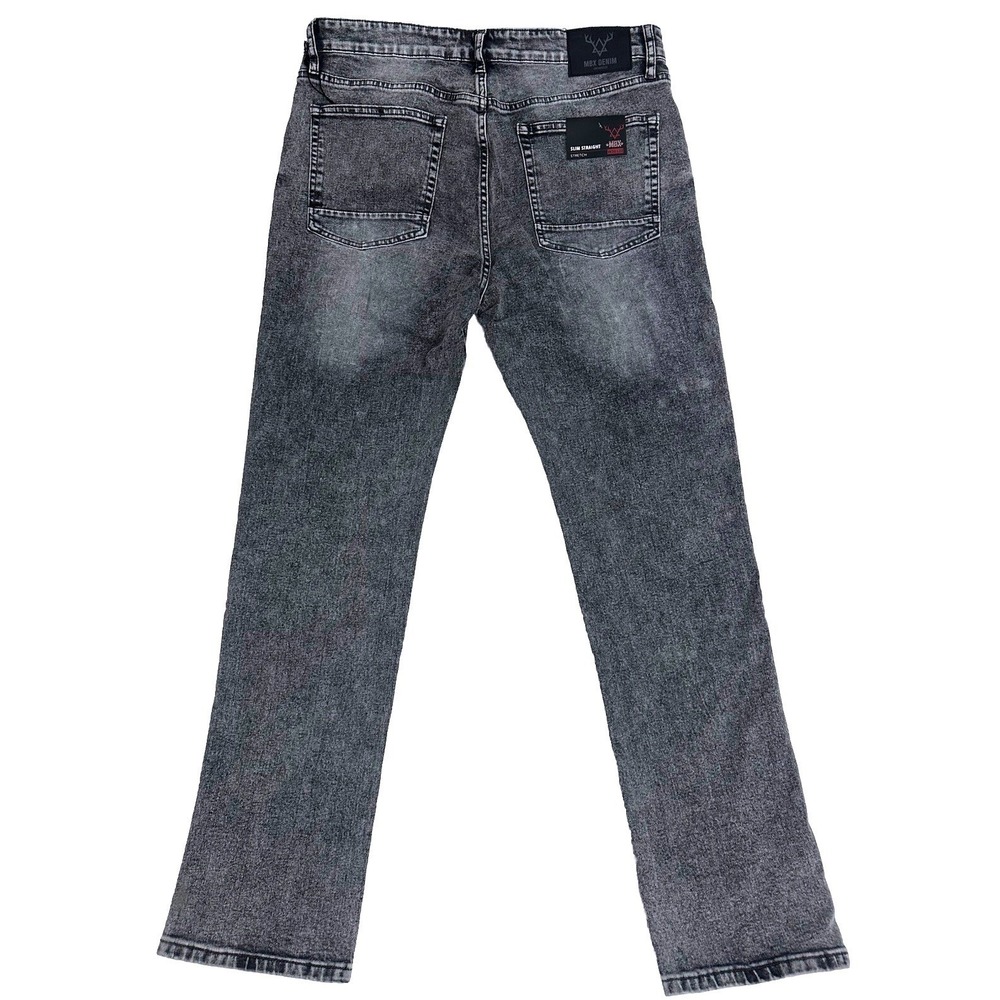 MBX Men's Los Ángeles Denim Jeans 36X32 Slim Straight Stretch Wash Ludlow Jeans - Picture 9 of 16